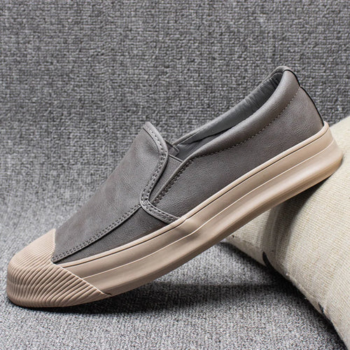 Casual Leather Rubber Shoes for Men