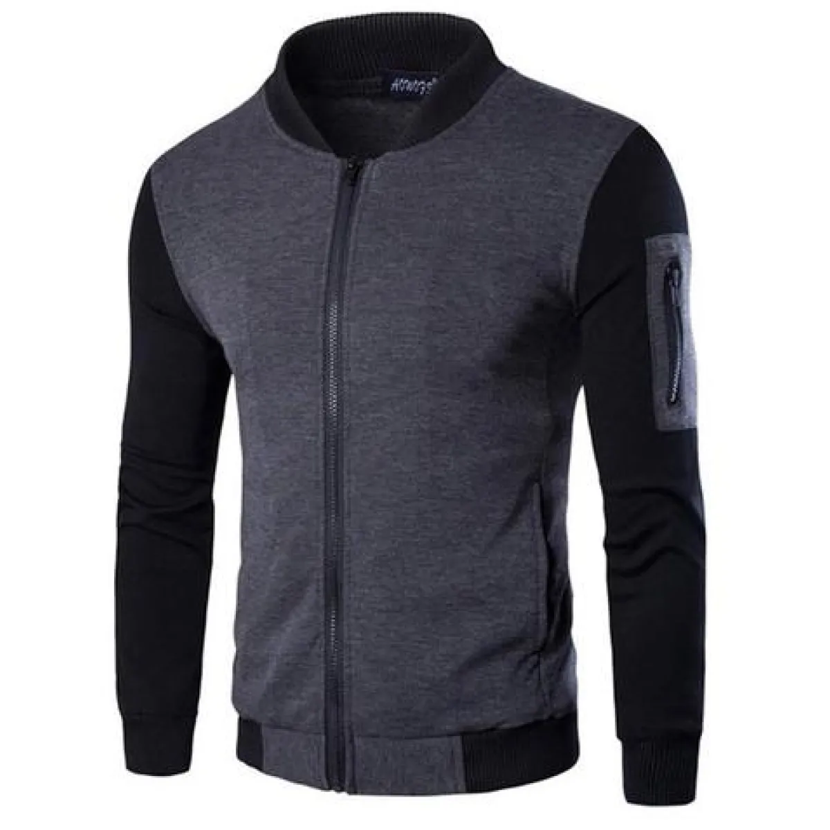 Men's Patchwork Sleeve Jacket