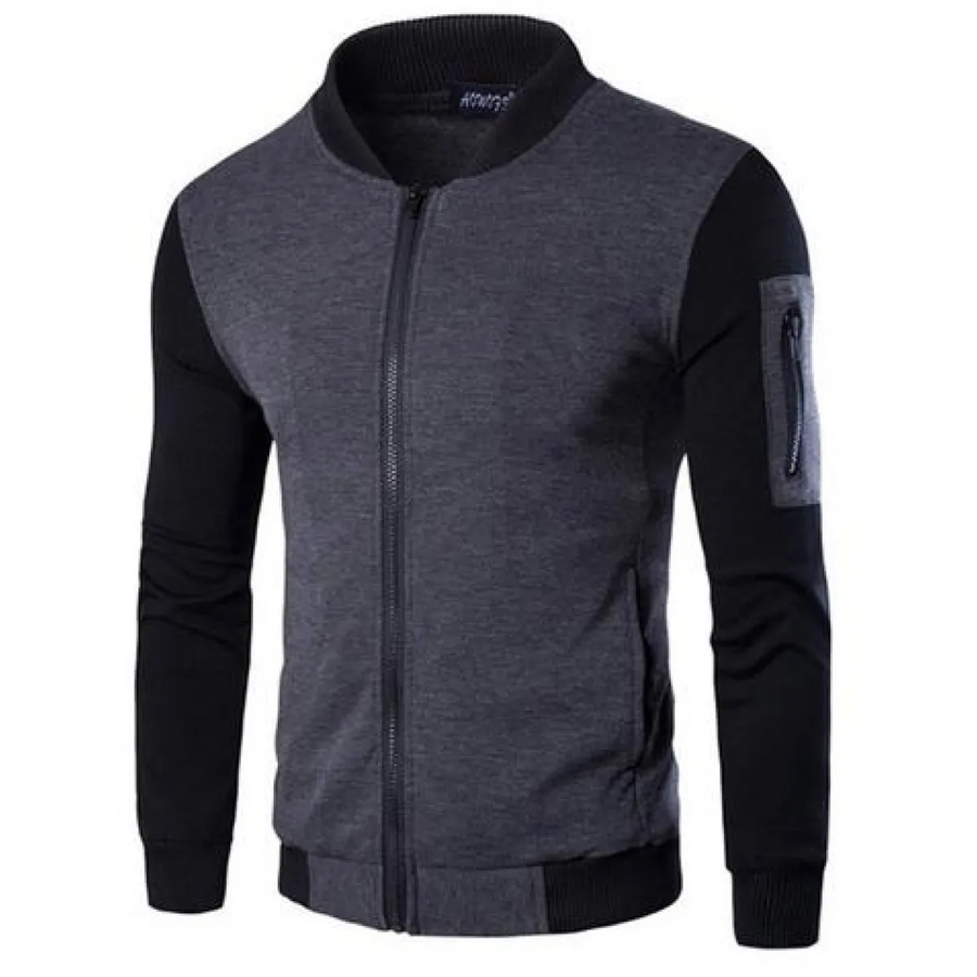 Men's Patchwork Sleeve Jacket