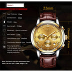 Men's Leather Casual Watch