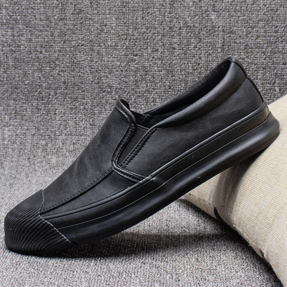 Casual Leather Rubber Shoes for Men