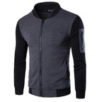 Men's Patchwork Sleeve Jacket