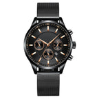 Fashionable Men's Mesh Strap Watch