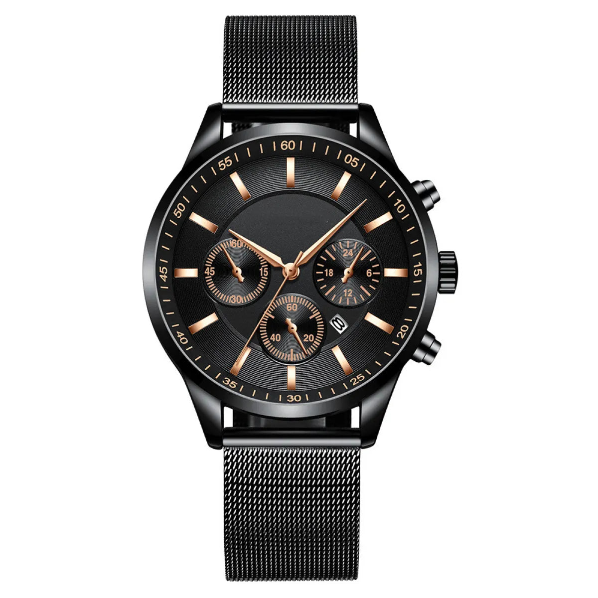Fashionable Men's Mesh Strap Watch