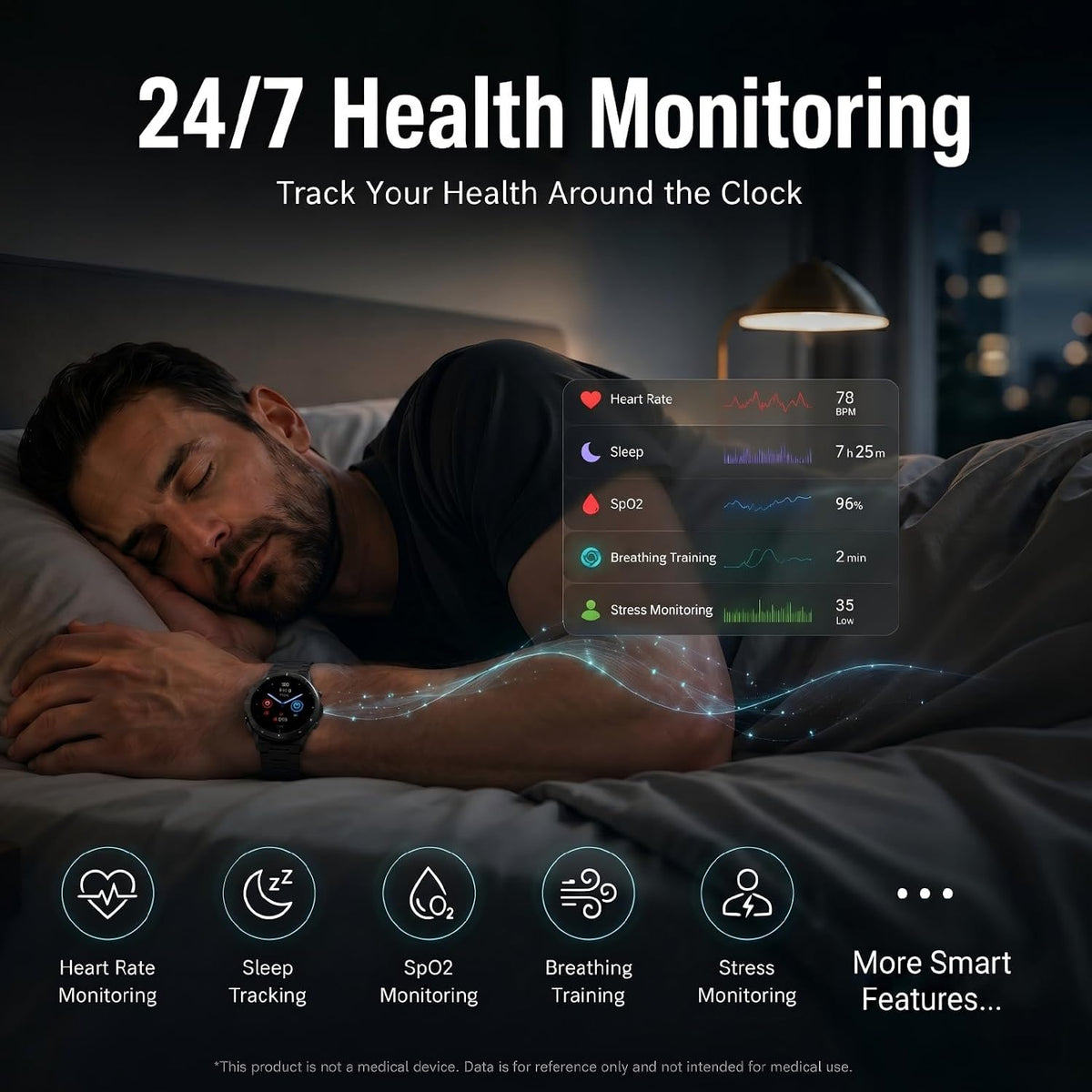 WalkerFit Rugged Smart Watch for Men