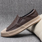 Casual Leather Rubber Shoes for Men
