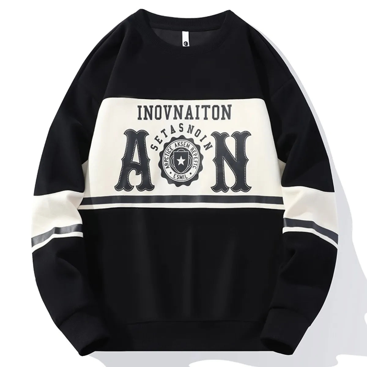 Men's Fashion Print Crewneck Sweatshirt