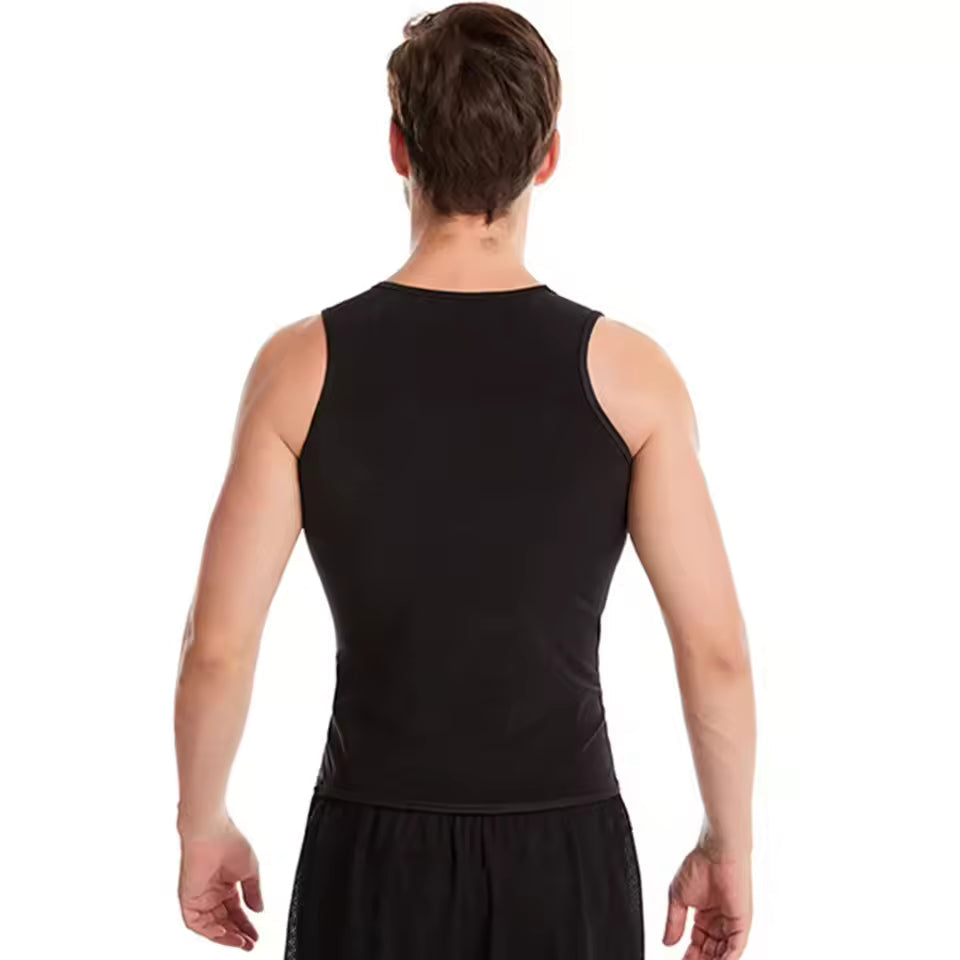 Men’s Sauna Sweat Shirt – Short Sleeve Body Shaper