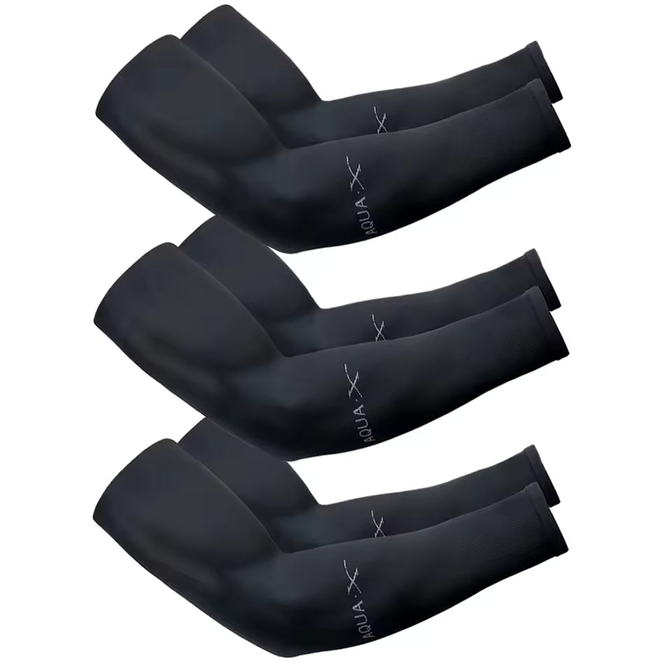 3-Pair Unisex Sun Protection Arm Sleeves