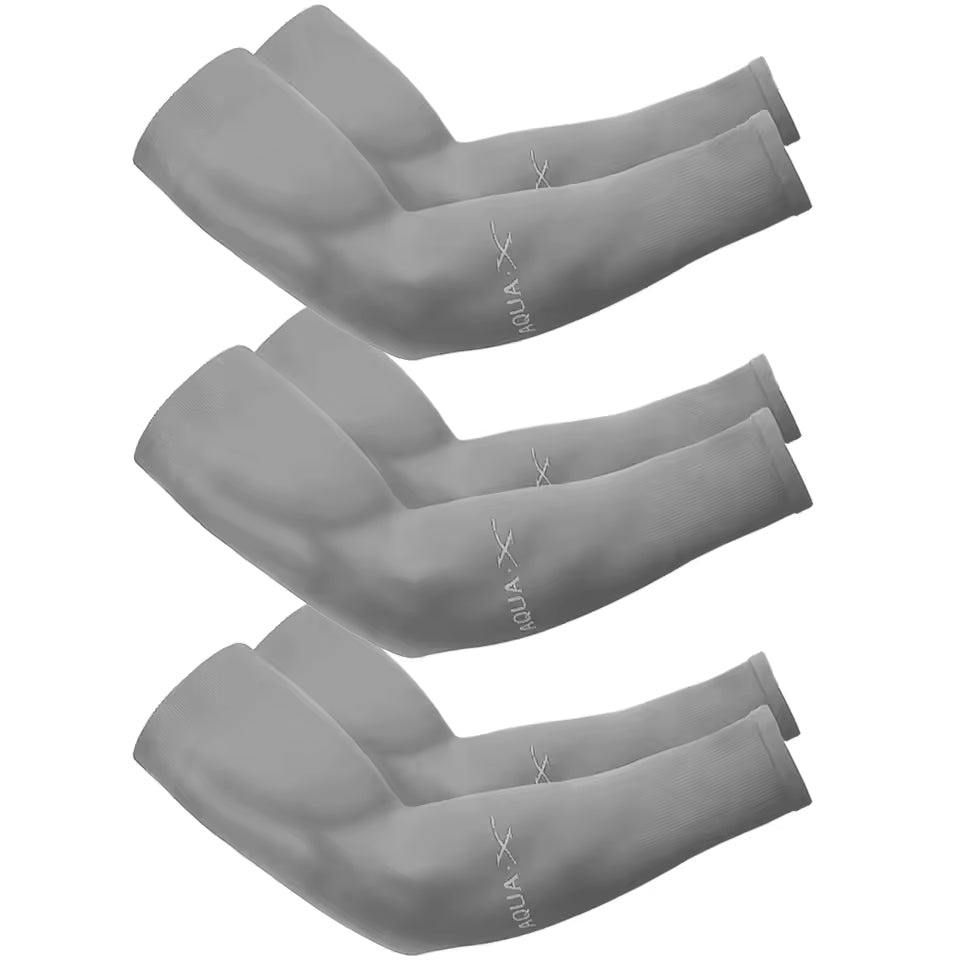 3-Pair Unisex Sun Protection Arm Sleeves