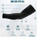 3-Pair Unisex Sun Protection Arm Sleeves