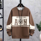 Men's Fashion Print Crewneck Sweatshirt