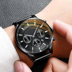 Fashionable Men's Mesh Strap Watch